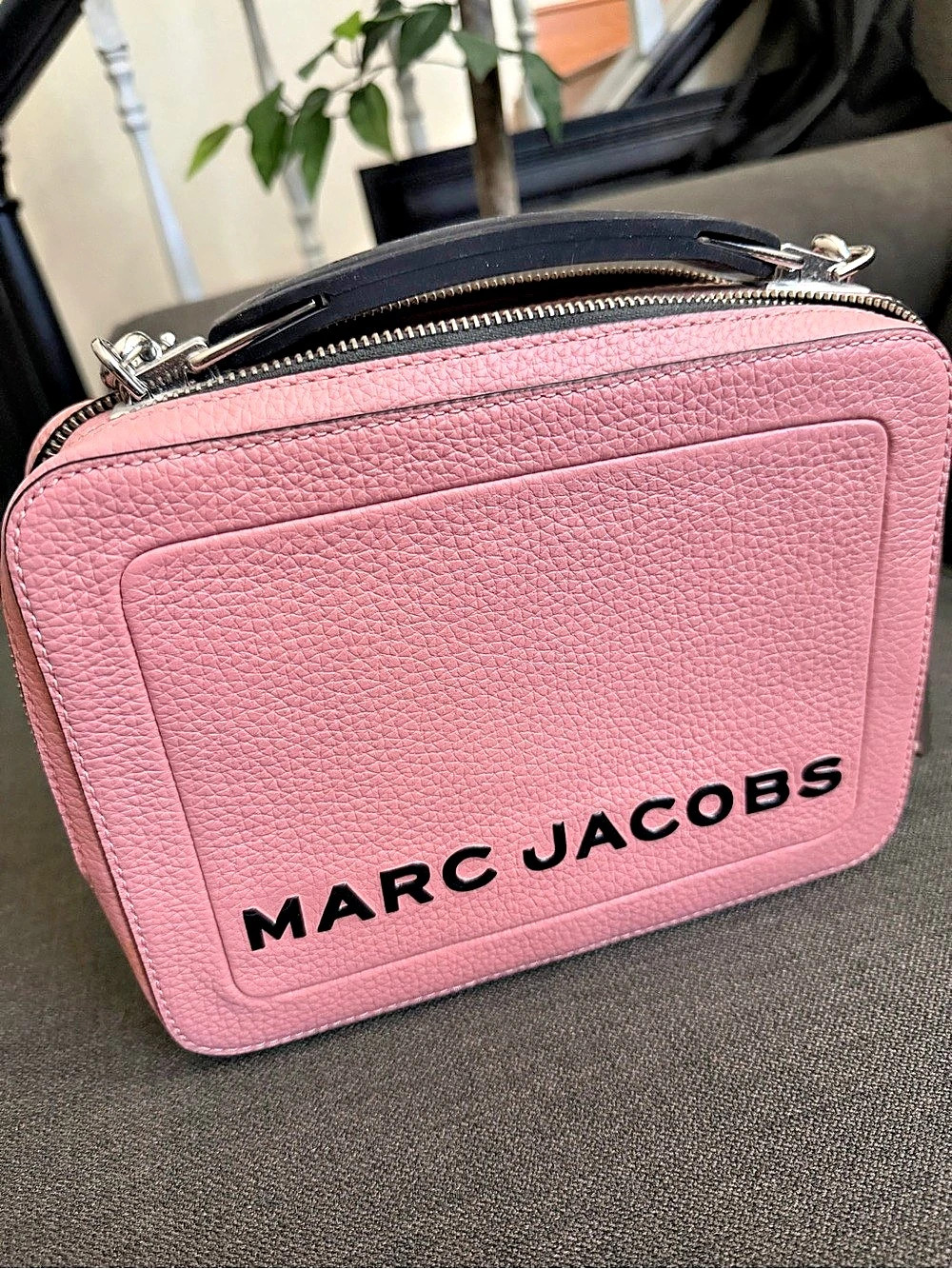 Marc Jacobs The Textured Box 23 Pink Crossbody Bag